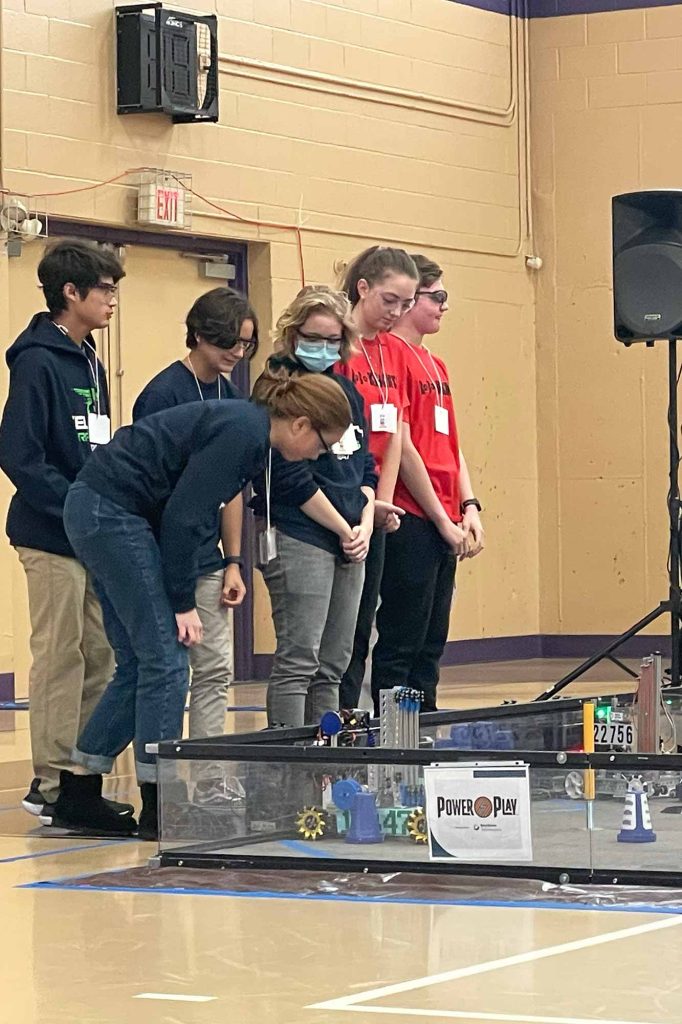 An image of the PCD robotics team
